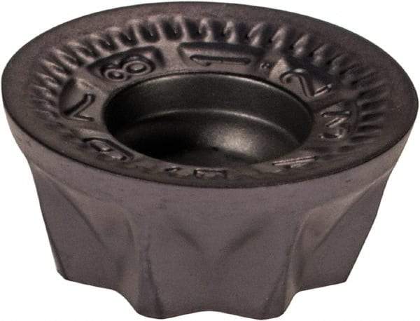 Iscar - R90MT43 RM Grade IC928 Carbide Milling Insert - TiAlN Finish, 0.213" Thick, 1/2" Inscribed Circle - USA Tool & Supply