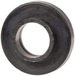 Made in USA - #6 Screw, 3/64" Shoulder Length, Nylon Shoulder Washer - Black, 0.29" Flange Diam, 3/64" Flange Thickness, 0.14" ID, 0.17" OD - USA Tool & Supply