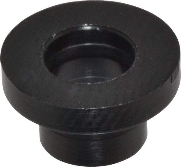 Made in USA - #8 Screw, 1/8" Shoulder Length, Nylon Shoulder Washer - Black, 11/32" Flange Diam, 1/16" Flange Thickness, 0.173" ID, 0.205" OD - USA Tool & Supply