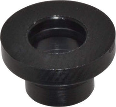 Made in USA - #8 Screw, 1/8" Shoulder Length, Nylon Shoulder Washer - Black, 11/32" Flange Diam, 1/16" Flange Thickness, 0.173" ID, 0.205" OD - USA Tool & Supply