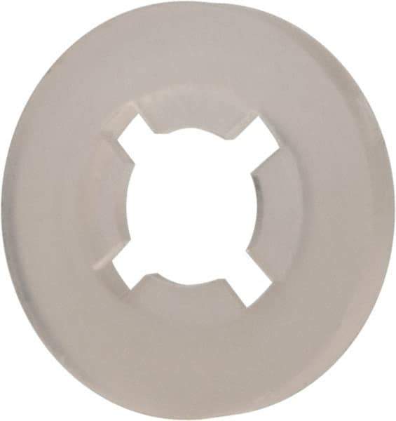 Made in USA - #4 Screw, 0.102" ID, Nylon Internal Tooth Lock Washer - 17/64" OD, Grade 6/6 - USA Tool & Supply