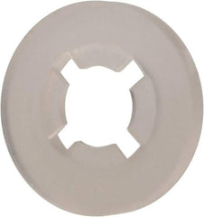 Made in USA - #4 Screw, 0.102" ID, Nylon Internal Tooth Lock Washer - 17/64" OD, Grade 6/6 - USA Tool & Supply