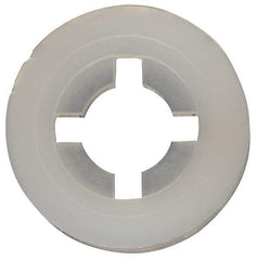 Made in USA - #6 Screw, 0.128" ID, Nylon Internal Tooth Lock Washer - 21/64" OD, Grade 6/6 - USA Tool & Supply
