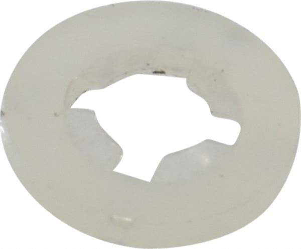 Made in USA - #10 Screw, 0.177" ID, Nylon Internal Tooth Lock Washer - 29/64" OD, Grade 6/6 - USA Tool & Supply