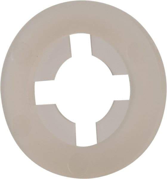 Made in USA - 5/16" Screw, 0.292" ID, Nylon Internal Tooth Lock Washer - 47/64" OD, Grade 6/6 - USA Tool & Supply