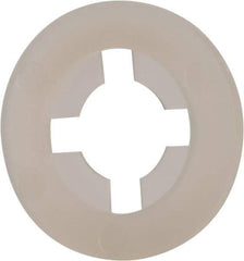 Made in USA - 5/16" Screw, 0.292" ID, Nylon Internal Tooth Lock Washer - 47/64" OD, Grade 6/6 - USA Tool & Supply