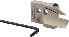 Iscar - 4mm Groove Width, 20mm Max Depth of Cut, Right Hand Cut, HFAE Indexable Grooving Blade - DGN/DGNC/DGNM-C, DGN/DGNM-J/JS/JT, DGN-UT/UA, GRIP, HFPR/L, HGPL Insert Style, Series Heliface - USA Tool & Supply