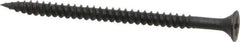 Value Collection - #8, 2-1/2" OAL, Phillips Drive Bugle Head, Steel Drywall Screws - Black Phosphate Finish, Grade 2 - USA Tool & Supply