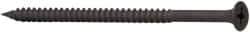 Value Collection - #10, 3-1/2" OAL, Phillips Drive Bugle Head, Steel Drywall Screws - Black Phosphate Finish, Grade 2 - USA Tool & Supply