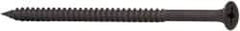 Value Collection - #10, 3-1/2" OAL, Phillips Drive Bugle Head, Steel Drywall Screws - Black Phosphate Finish, Grade 2 - USA Tool & Supply