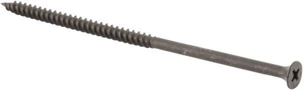 Value Collection - #10, 4-1/2" OAL, Phillips Drive Bugle Head, Steel Drywall Screws - Black Phosphate Finish, Grade 2 - USA Tool & Supply