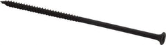 Value Collection - #10, 5" OAL, Phillips Drive Bugle Head, Steel Drywall Screws - Black Phosphate Finish, Grade 2 - USA Tool & Supply