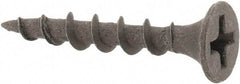 Value Collection - #6, 1" OAL, Phillips Drive Bugle Head, Steel Drywall Screws - Black Phosphate Finish, Grade 2 - USA Tool & Supply