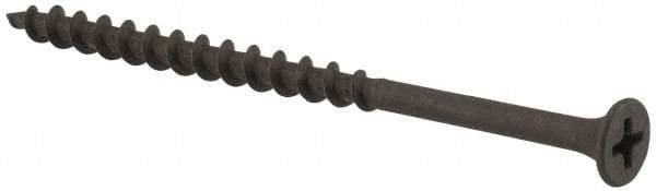 Value Collection - #8, 3" OAL, Phillips Drive Bugle Head, Steel Drywall Screws - Black Phosphate Finish, Grade 2 - USA Tool & Supply