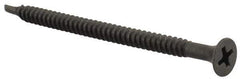 Value Collection - #8, 2-5/8" OAL, Phillips Drive Bugle Head, Steel Drywall Screws - Black Phosphate Finish, Grade 2 - USA Tool & Supply