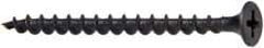 Value Collection - #6, 2" OAL, Phillips Drive Bugle Head Wood Screw - Black Phosphate Finish Steel, Grade 2 - USA Tool & Supply