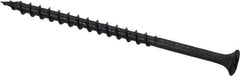 Value Collection - #8, 3" OAL, Phillips Drive Bugle Head Wood Screw - Black Phosphate Finish Steel, Grade 2 - USA Tool & Supply