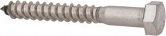 Value Collection - 3/8" Screw, 3" Length Under Head, Stainless Steel, Hex Head Lag Screw - Grade 18-8, Uncoated - USA Tool & Supply