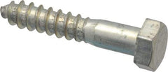 Value Collection - 5/16" Screw, 1-3/4" Length Under Head, Steel, Hex Head Lag Screw - Zinc Plated, Grade 2 - USA Tool & Supply