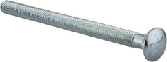 Value Collection - 1/2-13 UNC 7" Length Under Head, Standard Square Neck, Carriage Bolt - Grade 2 Steel, Zinc-Plated Finish - USA Tool & Supply