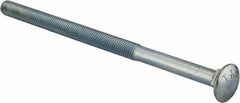 Value Collection - 1/2-13 UNC 9" Length Under Head, Standard Square Neck, Carriage Bolt - Grade 2 Steel, Zinc-Plated Finish - USA Tool & Supply