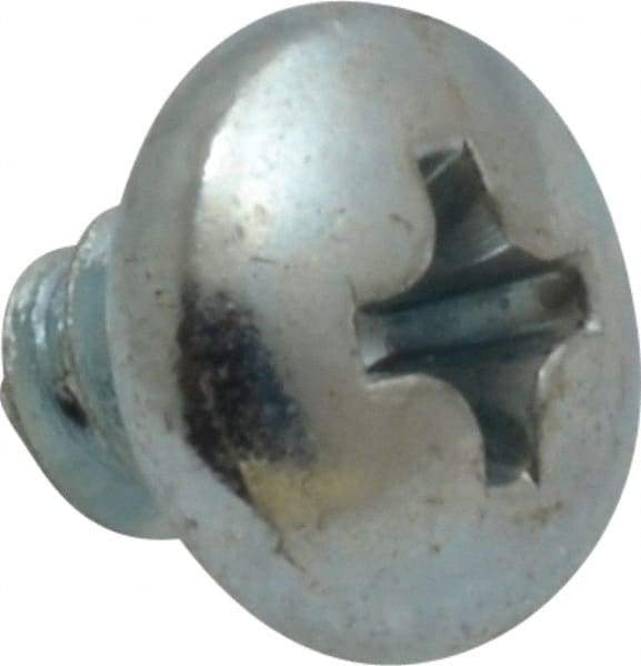 Value Collection - #10 Pan Head Phillips Sheet Metal Screw - Steel, 1/4" Length Under Head, Grade 2 - USA Tool & Supply