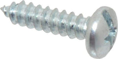 Value Collection - #10 Pan Head Slotted Phillips Sheet Metal Screw - Steel, 3/4" Length Under Head, Grade 2 - USA Tool & Supply