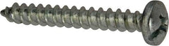 Value Collection - #10 Pan Head Slotted Phillips Sheet Metal Screw - Steel, 1-1/2" Length Under Head, Grade 2 - USA Tool & Supply