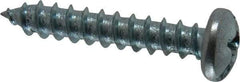 Value Collection - #12 Pan Head Slotted Phillips Sheet Metal Screw - Steel, 1-1/4" Length Under Head, Grade 2 - USA Tool & Supply