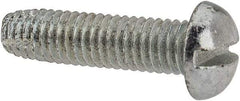 Value Collection - #10-32 UNF Thread, 3/4" Length Under Head, #2 Slotted/Phillips Drive Steel Thread Cutting Screw - Round Head, Grade 1016-1024, Point Type F, Zinc-Plated Finish - USA Tool & Supply
