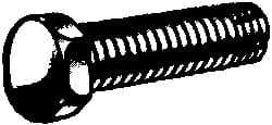 Value Collection - 3/8-16 UNC Thread, 1-1/4" Length Under Head, Hex Drive Steel Thread Cutting Screw - Hex Head, Grade 2, Point Type F, Zinc-Plated Finish - USA Tool & Supply