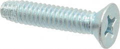 Value Collection - 1/4-20 UNC 1-1/4" Overall Length Phillips Thread Cutting Screw - USA Tool & Supply