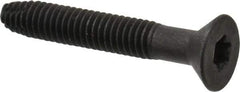 Value Collection - 2" OAL Flat Head T40 Torx Drive Flooring Screw - 5/16-18 UNC, Point Type F, Grade 2 Steel, Black Phosphate Finish - USA Tool & Supply