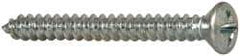 Value Collection - #6 Oval Head Phillips Sheet Metal Screw - Steel, 1-1/4" OAL, AISI 1016, ANSI/ASME B18.6.4, ASME B18.6.3 & SAE J933, Grade 1016-1024 - USA Tool & Supply