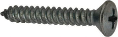 Value Collection - #10 Oval Head Phillips Sheet Metal Screw - Steel, 1-1/4" OAL, AISI 1016, ANSI/ASME B18.6.4, ASME B18.6.3 & SAE J933, Grade 1016-1024 - USA Tool & Supply