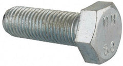 Value Collection - M12x1.50mm Metric Fine, 35mm Length Under Head Hex Head Cap Screw - Fully Threaded, Grade 8.8 Steel, Zinc-Plated Finish, 19mm Hex - USA Tool & Supply
