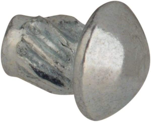 Value Collection - #2 Round Head Sheet Metal Screw - Steel, 1/8" Length Under Head, AISI 1016, ASME B18.6.3 & ASME B18.6.4, Grade 1016-1024 - USA Tool & Supply