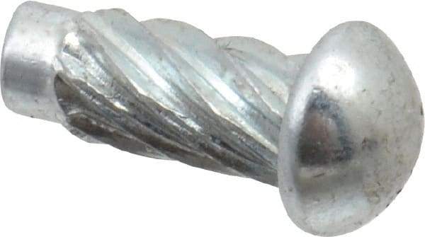 Value Collection - #2 Round Head Sheet Metal Screw - Steel, 1/4" Length Under Head, AISI 1016, ASME B18.6.3 & ASME B18.6.4, Grade 1016-1024 - USA Tool & Supply