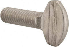 Value Collection - 5/16-18 Oval Shoulderless Grade 18-8 Stainless Steel Thumb Screw - 1" OAL, 0.78" Head Height - USA Tool & Supply