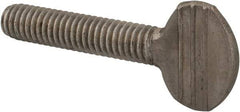 Value Collection - 5/16-18 Oval Shoulderless Grade 18-8 Stainless Steel Thumb Screw - 1-1/2" OAL, 0.78" Head Height - USA Tool & Supply