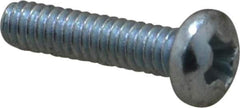 Value Collection - #2-56 UNC, 3/8" Length Under Head Phillips Drive Machine Screw - Pan Head, Grade J82 Steel, Zinc-Plated Finish, Without Washer - USA Tool & Supply