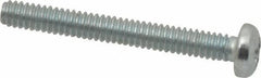 Value Collection - #2-56 UNC, 3/4" Length Under Head Phillips Drive Machine Screw - Pan Head, Grade J82 Steel, Zinc-Plated Finish, Without Washer - USA Tool & Supply