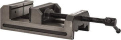 Palmgren - 6" Jaw Opening Capacity x 2" Throat Depth, Horizontal Drill Press Vise - 6" Wide Jaw, Stationary Base, Standard Speed, 11-15/16" OAL x 3-1/2" Overall Height - USA Tool & Supply