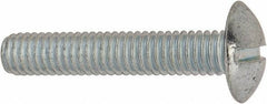 Value Collection - 5/16-18 UNC, 1-3/4" Length Under Head Slotted Drive Machine Screw - Truss Head, Grade J82 Steel, Zinc-Plated Finish, Without Washer - USA Tool & Supply