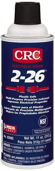 CRC - 6 oz Aerosol Nondrying Film Penetrant/Lubricant - Amber, 250°F Max, Food Grade - USA Tool & Supply