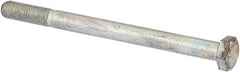 Made in USA - 5/16-24 UNF, 4" Length Under Head Hex Head Cap Screw - Partially Threaded, Grade 5 Steel, Zinc-Plated Finish, 7/16" Hex - USA Tool & Supply