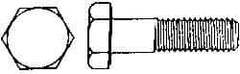 Value Collection - M10x1.50mm Metric Coarse, 75mm Length Under Head Hex Head Cap Screw - Partially Threaded, Grade 316 & Austenitic A4 Stainless Steel, Uncoated, 17mm Hex - USA Tool & Supply