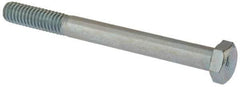 Value Collection - 5/16-18 UNC, 3-1/4" Length Under Head Hex Head Cap Screw - Partially Threaded, Grade 2 Steel, Zinc-Plated Finish, 1/2" Hex - USA Tool & Supply