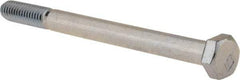 Value Collection - 5/16-18 UNC, 4" Length Under Head Hex Head Cap Screw - Partially Threaded, Grade 2 Steel, Zinc-Plated Finish, 1/2" Hex - USA Tool & Supply