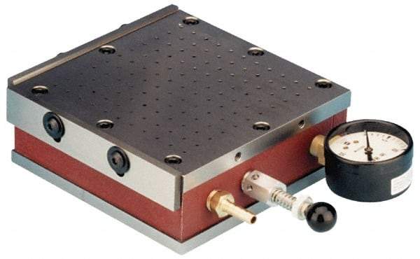 Suburban Tool - 18" Long x 6" Wide x 2-1/4" High, 1/2 Min Pump hp, S2 Sine Plate Compatibility, Vacuum Chuck - Square & Parallel to within 0.0004, 1/4 NPT Connector - USA Tool & Supply